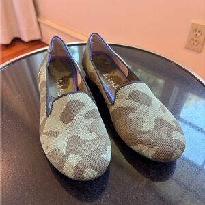 Rothy's Camouflage Green Flats